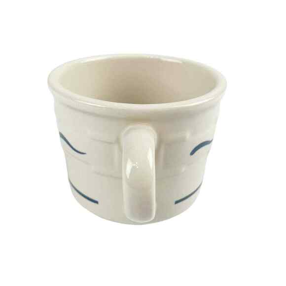 Longaberger Set of 2 Mugs Woven Traditions Heritage Blue USA Replacement - Picture 5 of 9